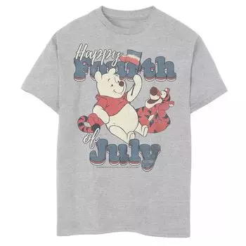 Футболка Disney's Boys 8–20 с Винни-Пухом и Тигрой «Четвертое июля» Licensed Character