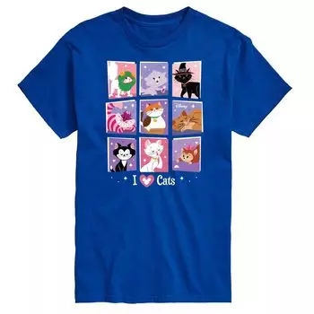 Футболка Disney's Cats & Dogs с изображением больших и самых высоких кошек в ассортименте Licensed Character, синий