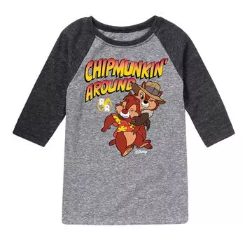 Футболка Disney's Chip N Dale с рисунком реглан для мальчиков 8–20 лет Licensed Character