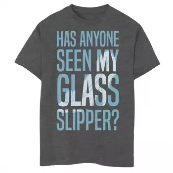 Футболка Disney's Cinderella для мальчиков 8–20 лет с надписью «Пропавшие тапочки» Disney