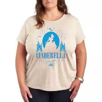 Футболка Disney's Cinderella Plus с рисунком, бежевый