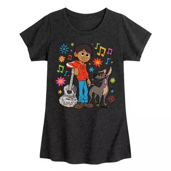 Футболка Disney's Coco Girls 7–16 Miguel Y Dante Licensed Character