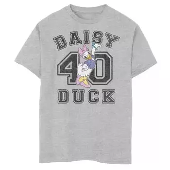 Футболка Disney's Daisy Duck с рисунком Varsity Text # 40 для мальчиков 8–20 лет Disney