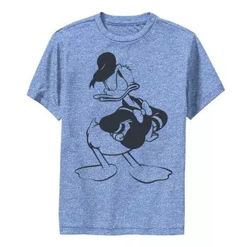 Футболка Disney's Donald Duck для мальчиков 8–20 лет с графическим изображением в позе Attitude Outline Licensed Character