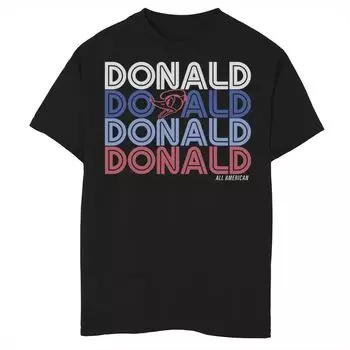 Футболка Disney's Donald Duck для мальчиков 8–20 лет с именем и графическим изображением Disney