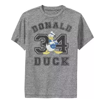 Футболка Disney's Donald Duck для мальчиков 8–20 лет с текстом № 34 и графическим изображением. Disney