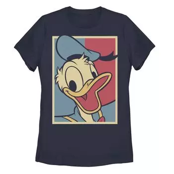 Футболка Disney's Donald Duck Juniors с изображением портрета Дональда Licensed Character