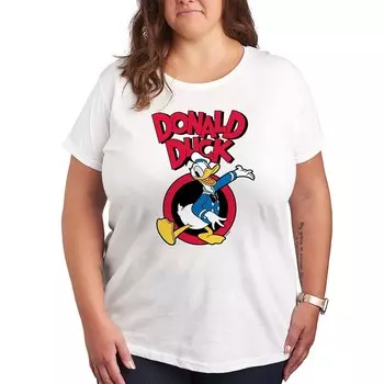 Футболка Disney's Donald Duck Plus с рисунком, белый