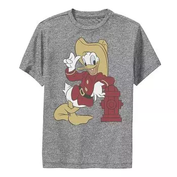 Футболка Disney's Donald Duck с изображением пожарного для мальчиков 8–20 лет Disney