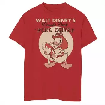 Футболка Disney's Donald Duck с рисунком начальника пожарной охраны для мальчиков 8–20 лет Disney