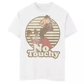 Футболка Disney's Emperor's New Groove Boys 8-20 Kuzco Llama No Touchy с рисунком Disney, белый