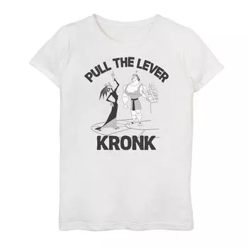 Футболка Disney's Emperor's New Groove Yzma Pull The Lever Kronk для девочек 7–16 лет Licensed Character