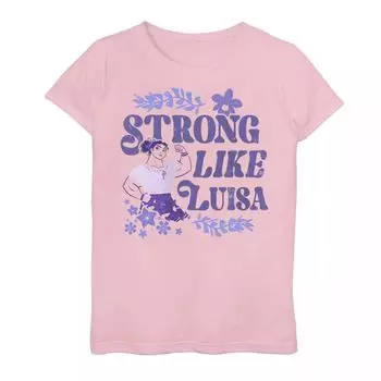 Футболка Disney's Encanto для девочек 7–16 лет «Сильная, как Луиза» Disney