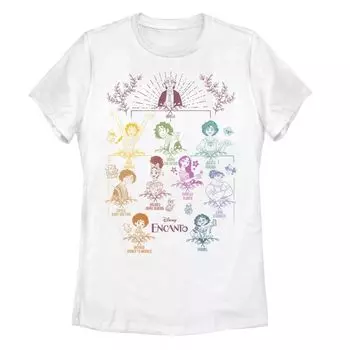 Футболка Disney's Encanto Juniors с рисунком «Семейное дерево» Licensed Character