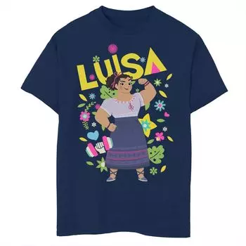Футболка Disney's Encanto с рисунком Luisa Flexing Portrait для мальчиков 8–20 лет Licensed Character
