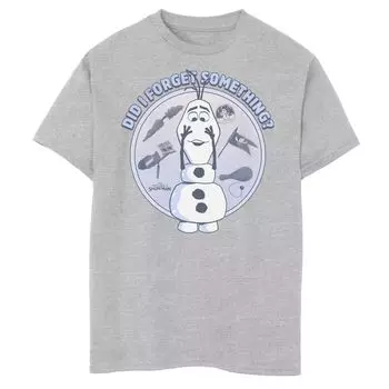 Футболка Disney's Frozen 2 для мальчиков 8–20 лет с портретом Олафа «Я что-то забыл» Disney