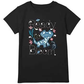 Футболка Disney's Frozen 2 Girls Bruni Ready To Bloom с цветочным рисунком и графикой Licensed Character