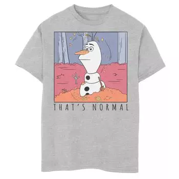 Футболка Disney's Frozen 2 с рисунком Олафа для мальчиков 8–20 лет. Licensed Character
