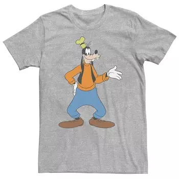 Футболка Disney's Goofy Big & Tall в традиционной позе Licensed Character, цвет Athletic Heather