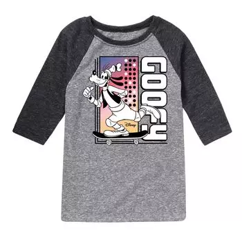 Футболка Disney's Goofy Boys 8–20 с рисунком реглан для катания на коньках Licensed Character