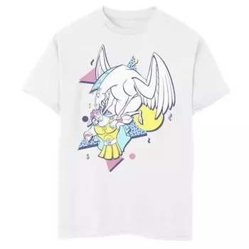 Футболка Disney's Hercules с графическим рисунком в стиле поп-арт для мальчиков 8–20 лет и Pegasus 90 Disney, белый