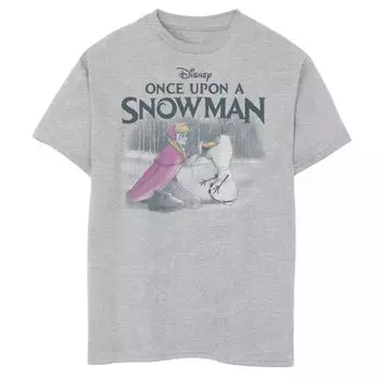 Футболка Disney's «Холодное сердце однажды снеговика» для мальчиков 8–20 лет с рисунком Анны и Олафа Disney