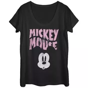 Футболка Disney's Juniors с изображением испуганного Микки Мауса Licensed Character