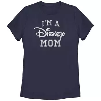 Футболка Disney's Juniors с рисунком «Я мама Диснея» Licensed Character, темно-синий