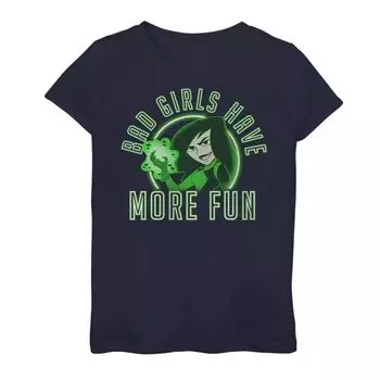 Футболка Disney's Kimpossible для девочек 7–16 лет с рисунком Shego Bad Licensed Character