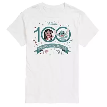 Футболка Disney's Lilo & Stitch Big & Tall с рисунком «100 лет Лило и Стич» Licensed Character