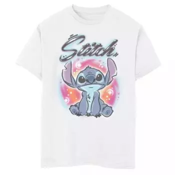 Футболка Disney's Lilo & Stitch для мальчиков 8–20 лет с аэрографической вышивкой Disney