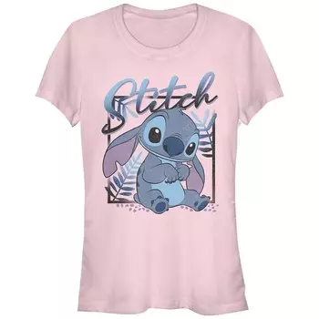 Футболка Disney's Lilo & Stitch Ready To Be Pet Stitch с рисунком, цвет Light Pink