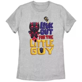 Футболка Disney's Marvel «Человек-муравей и оса» Quantumania Juniors Look Out Little Guy с рисунком Licensed Character