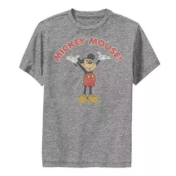 Футболка Disney's Mickey & Friends с рисунком Микки в стиле ретро для мальчиков 8–20 лет Licensed Character