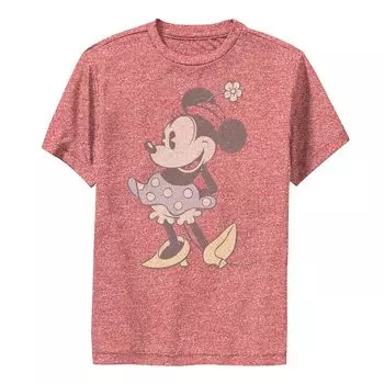 Футболка Disney's Mickey & Friends с винтажным рисунком и рисунком Минни Маус для мальчиков 8–20 лет Licensed Character
