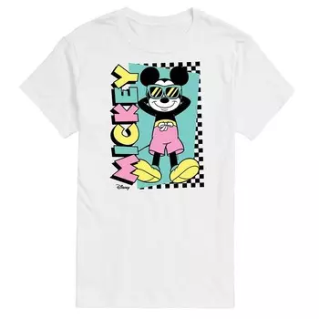 Футболка Disney's Mickey Mouse Big & Tall Sunbathe с рисунком, белый