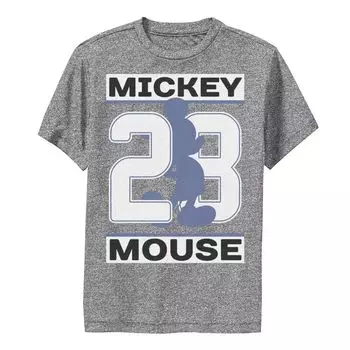 Футболка Disney's Mickey Mouse для мальчиков 8–20 № 28 с рисунком Микки и силуэтом Performance. Disney