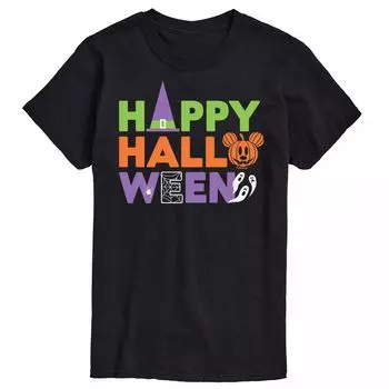 Футболка Disney's Mickey Mouse & Friends Big & Tall с рисунком Happy Halloween Licensed Character