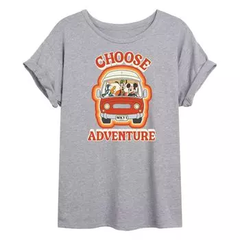 Футболка Disney's Mickey Mouse & Friends Junior's Choose Adventure с цветочным рисунком Licensed Character