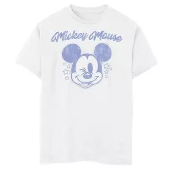 Футболка Disney's Mickey Mouse & Friends с рисунком Микки Маус и звезды для мальчиков 8–20 лет Disney