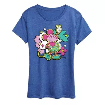 Футболка Disney's Mickey Mouse Plus Street Pop с рисунком, цвет Heather Royal Blue