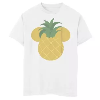 Футболка Disney's Mickey Mouse с изображением головы ананаса для мальчиков 8–20 лет Disney, белый