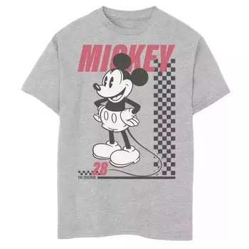 Футболка Disney's Mickey Mouse с рисунком Finish Line № 28 для мальчиков 8–20 лет Licensed Character