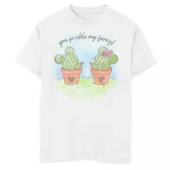 Футболка Disney's «Микки Маус и друзья» для мальчиков 8–20 лет «Микки и Минни» с рисунком «Ты колешь мою необычную» Disney, белый