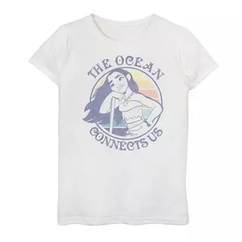 Футболка Disney's Moana Girls 7–16 «Океан соединяет нас с закатом» Licensed Character