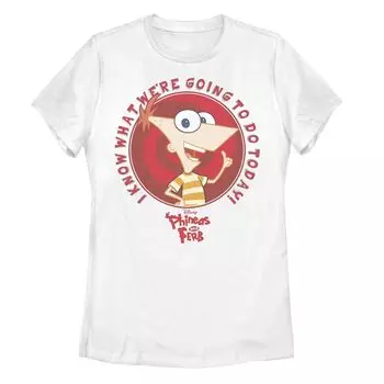Футболка Disney's Phineas And Ferb для юниоров Phineas Do Today Licensed Character