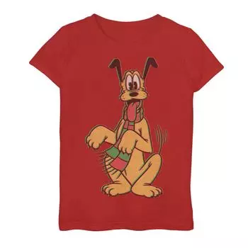 Футболка Disney's Pluto с рождественским портретом для девочек 7–16 лет Disney