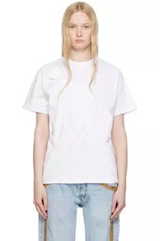 Футболка Disney с розой Coperni, белый