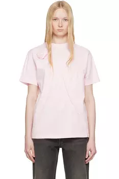 Футболка Disney с розой Coperni, розовый