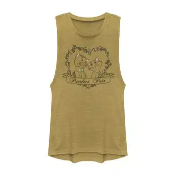 Футболка Disney's The Aristocats Junior' Duchess and Thomas Purrfect Pair Muscle Tee Licensed Character